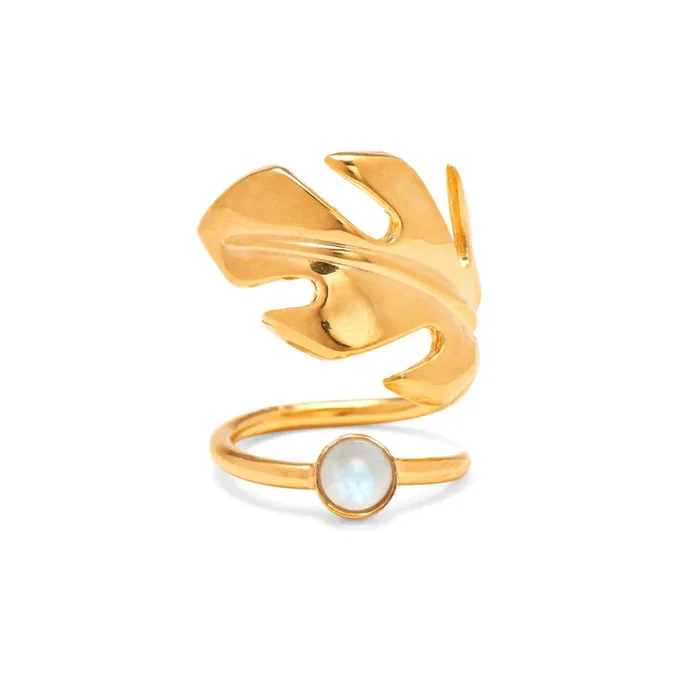 Stera Moonstone Ring in Gold