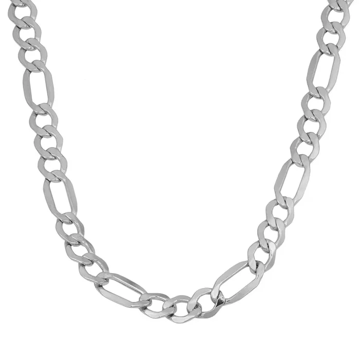 Sterling Silver Figaro Chain