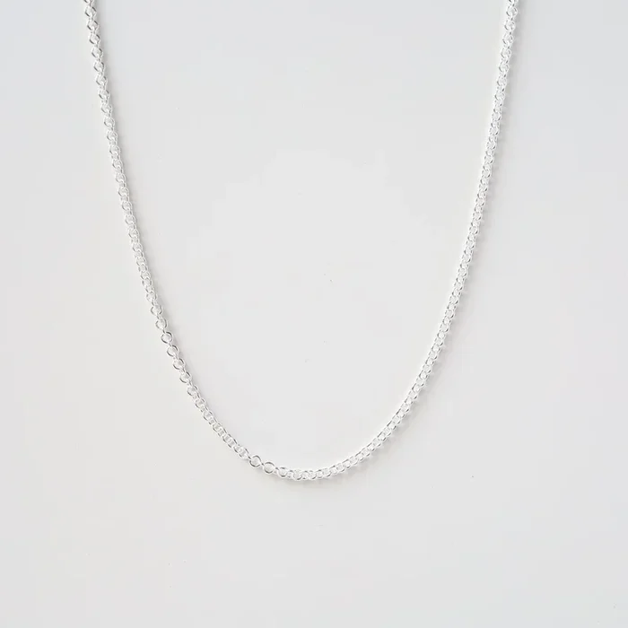Sterling Silver Rolo Chain – 16″