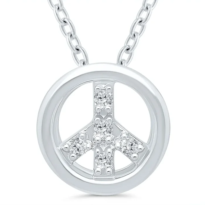 Tali & Tabi Silver Harmony Peace Pendant