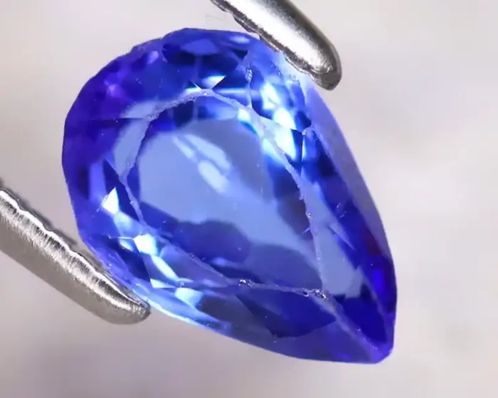 Tanzanite 1.00Ct Natural VVS Purplish Blue Tanzanite DF1120/D3