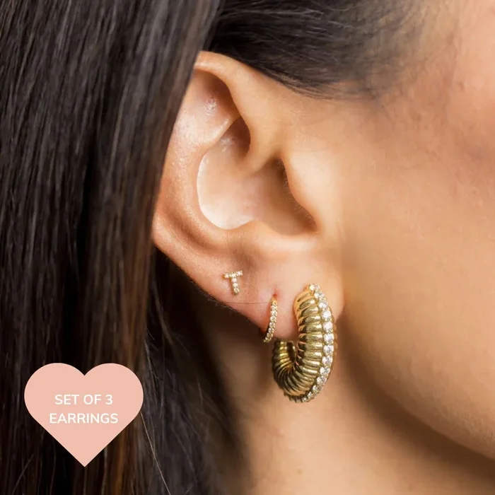 Taudrey Girl Earring Stack