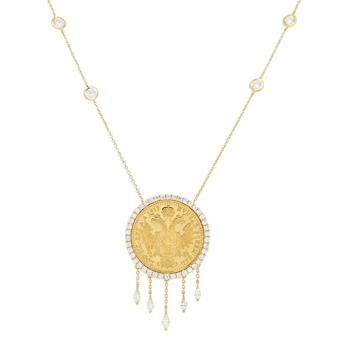 The Coin Fringe Necklace