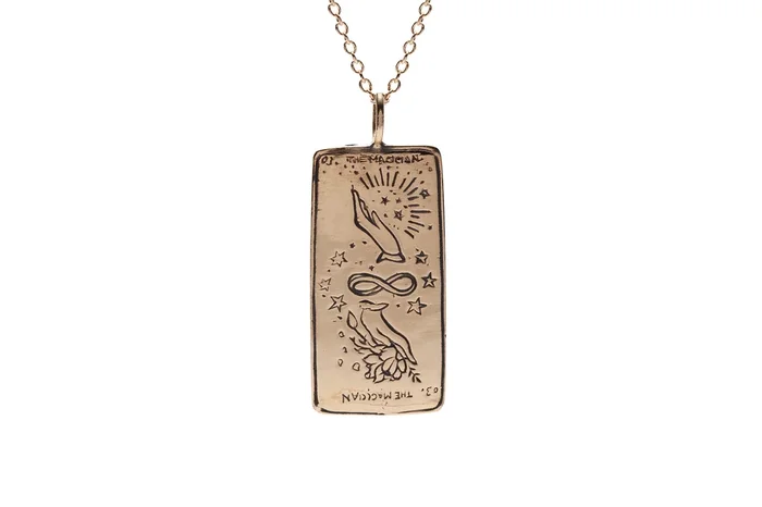 The Magician Tarot Card Necklace