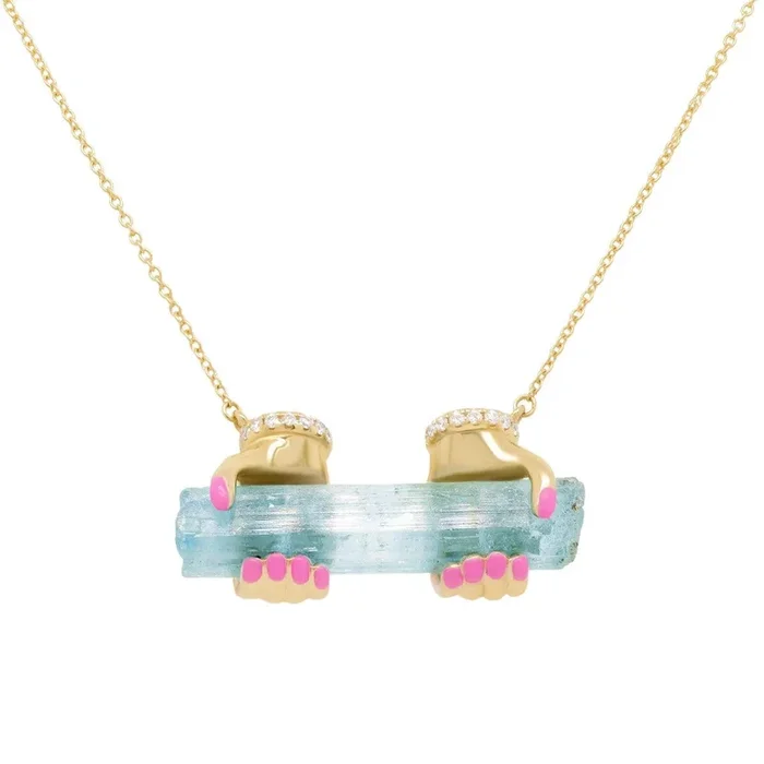 The Offering Necklace – Aquamarine