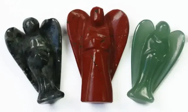 Three beautiful gemstone holistic angels PPP1194