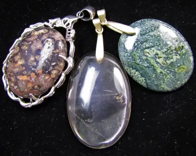 Three Jasper pendant s for price one! MJA 388