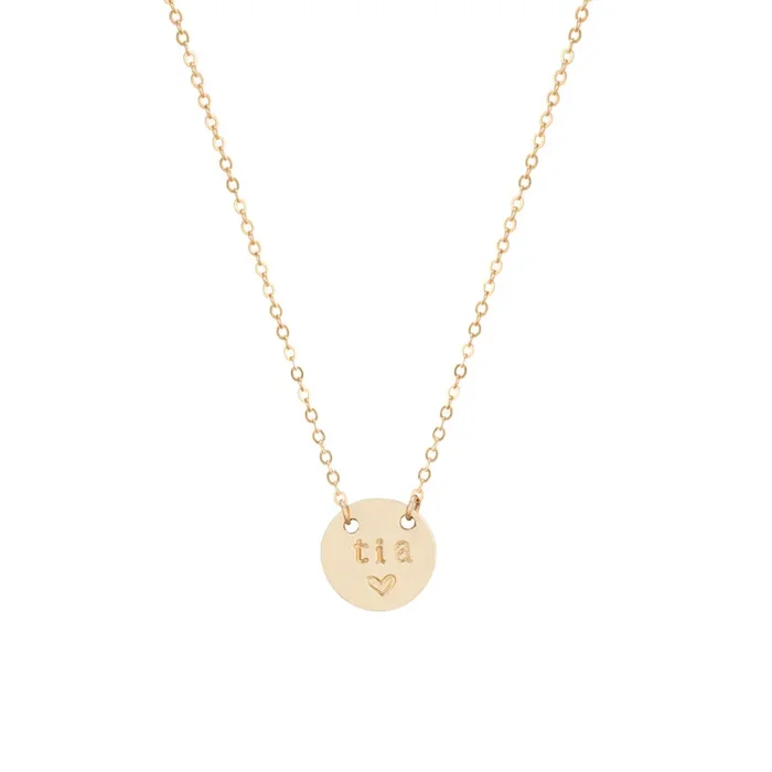 Tia Mini Coin Necklace