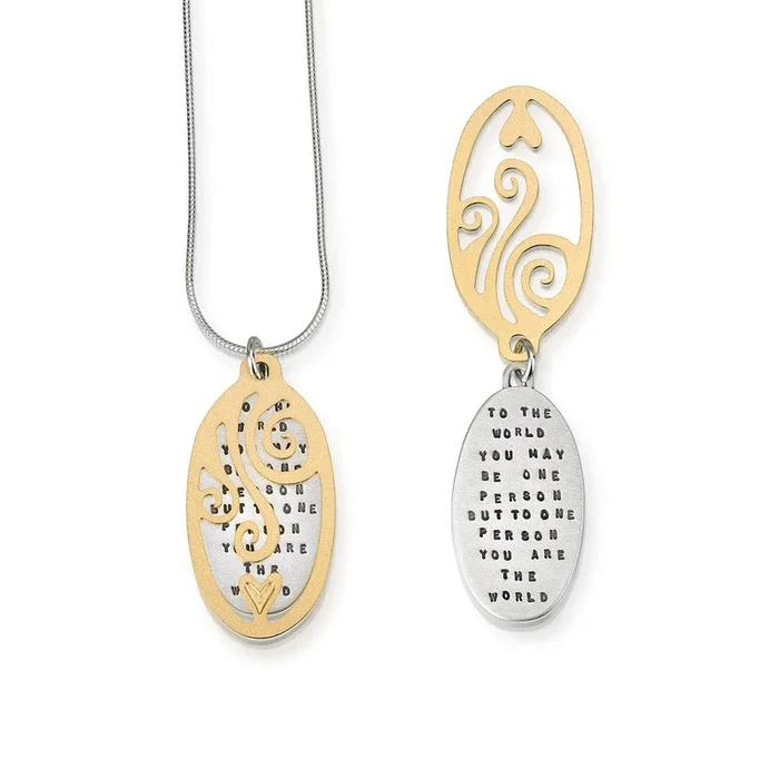 To the World Necklace