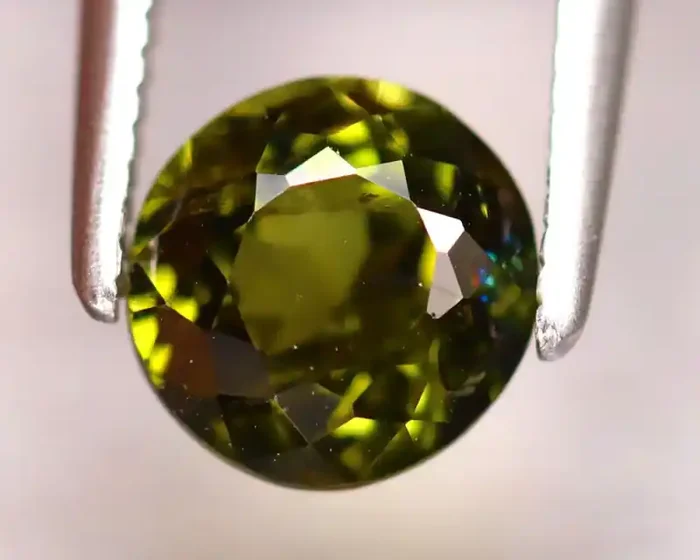 Tourmaline 1.30Ct Natural Yellowish Green Tourmaline EF1412/B19