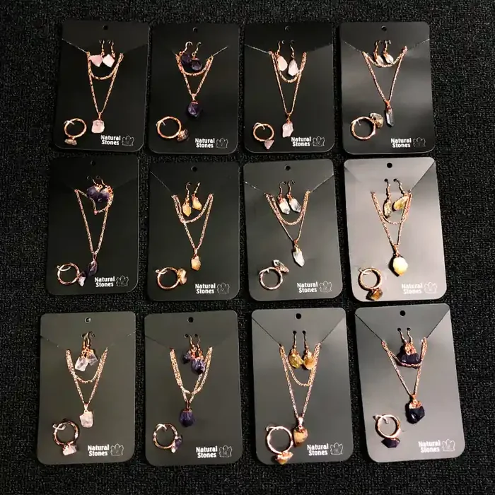 Trade Deal 12 gemstone Jelwery sets BR 2494