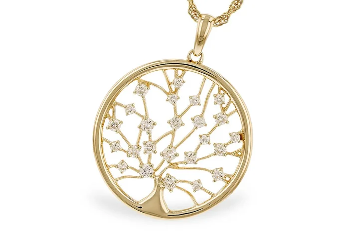 Tree of Life Diamond Pendant