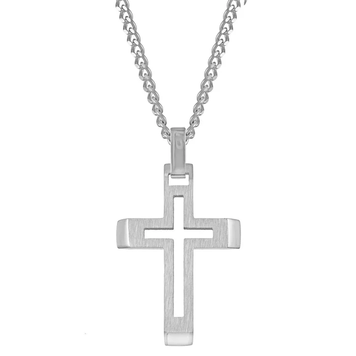 TrueLine Cross Pendant