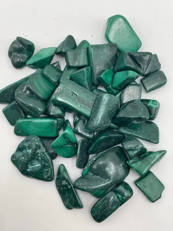 Tumbled Malachite Pack 78-82g from Katanga, Democratic of Congo