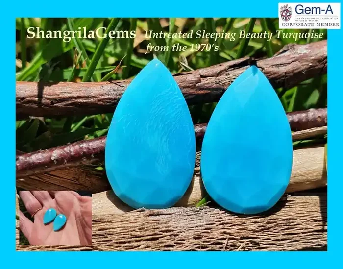 TURQUOISE CABOCHON mined in the 1970Ss