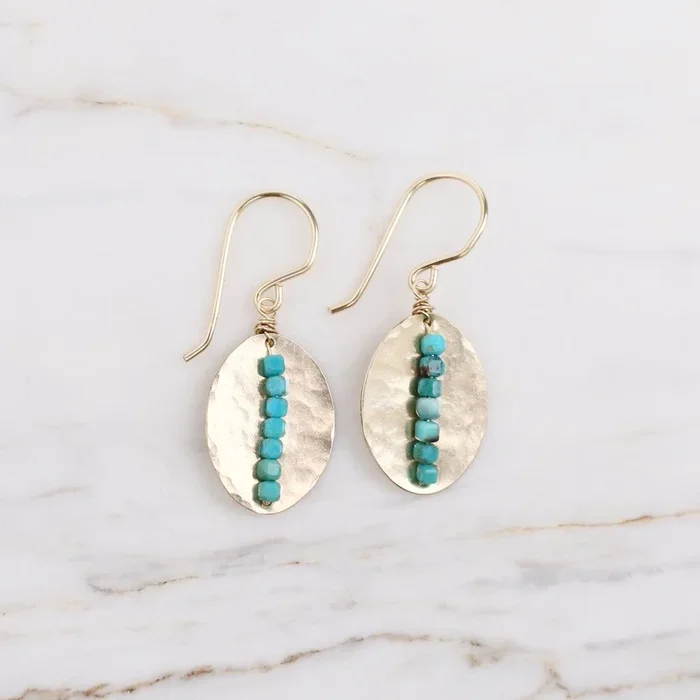 Turquoise River Earrings