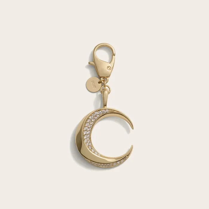 Twisted Moon Bag Charm