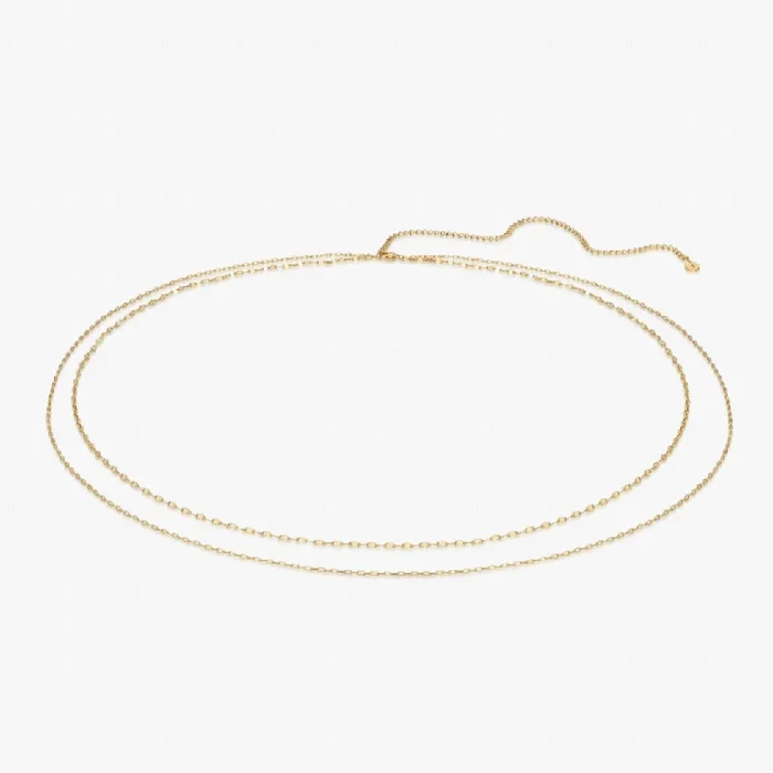 Two Layer Dainty Waist Chain