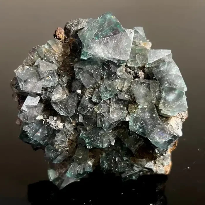 UK Fluorite from the Poison Ivy Pocket, Lady Annabella Mine, Eastgate, Wearale, County Durham, England