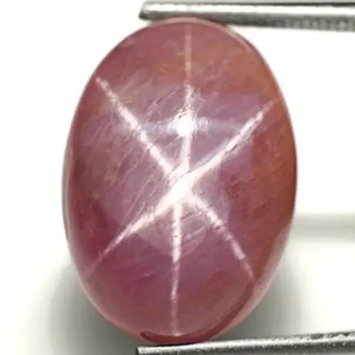 Vietnam Fancy Star Sapphire, 14.33 Carats, Purplish Pink Oval