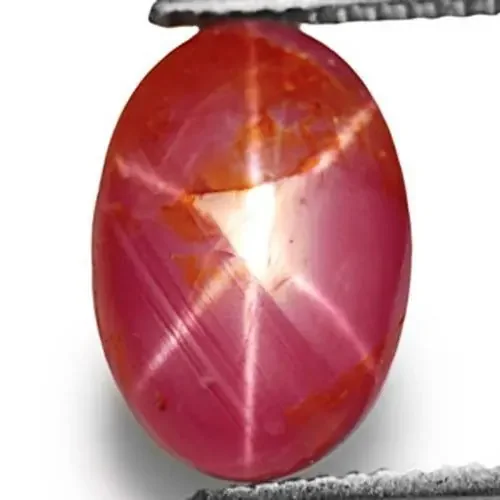 Vietnam Star Ruby, 3.18 Carats, Pink Oval
