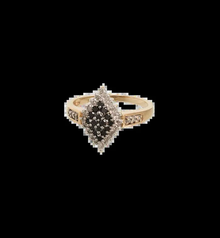 Vintage Diamond Cruella Ring 9K