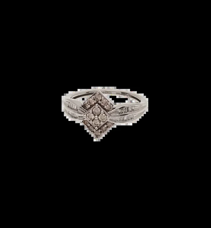 Vintage Lily Frost Ring 9K