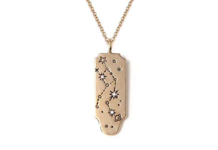 Virgo Written in the Stars Necklace