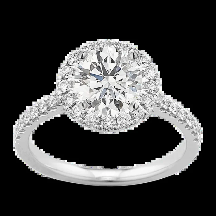Vista Halo Engagement Ring for 1 ct Round