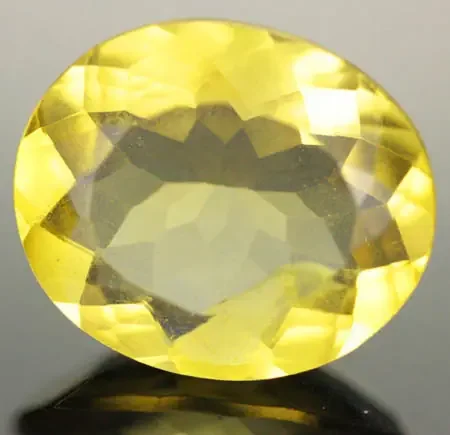 VS GOLDEN QUARTZ OVAL CUT 11.20 CTS [S667 ]