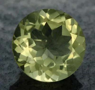 VS LEMON QUARTZ ROUND CUT 3.50 CTS [S607 ]