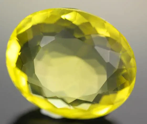VS MASSIVE GOLDEN GREEN QUARTZ OVAL 29.80 CTS [S672 ]