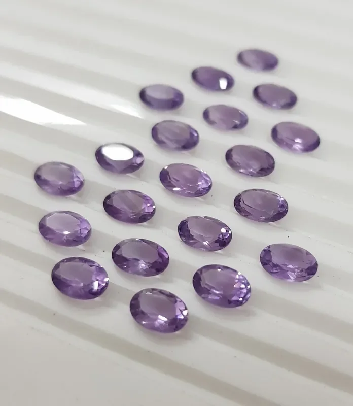 VVS Amethyst Natural gemstone brilliant cut G0024
