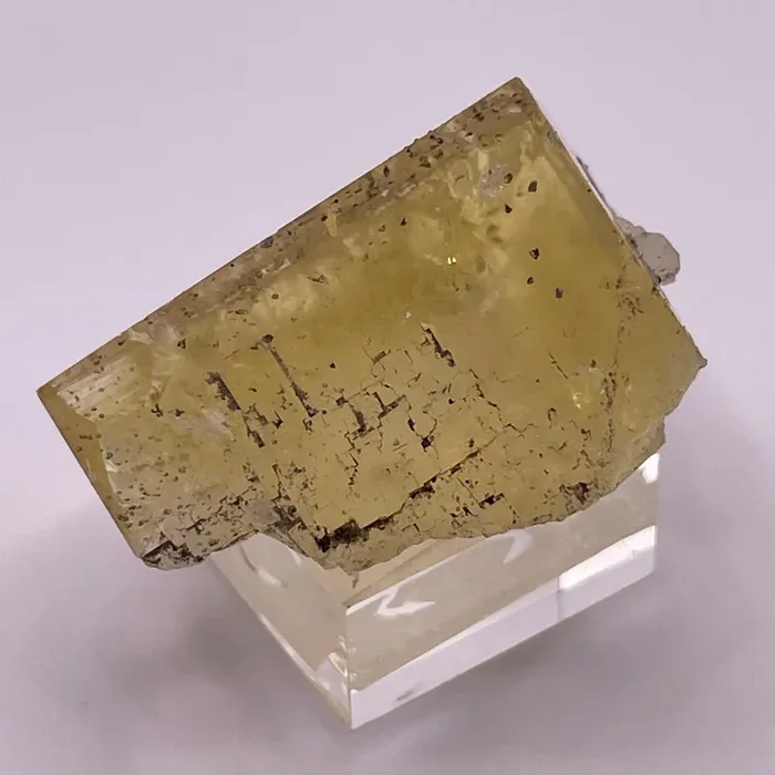 Yellow Fluorite from Wet Grooves Mine, Weynsleydale North Yorkshire, UK