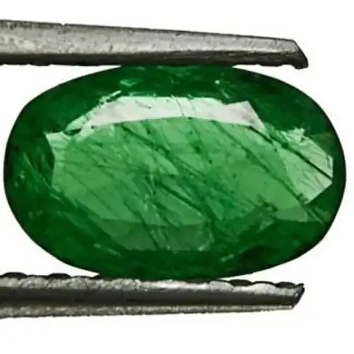 Zambia Emerald, 1.02 Carats, Intense Green Oval