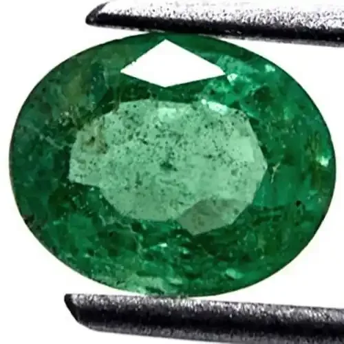 Zambia Emerald, 1.24 Carats, Grass Green Oval