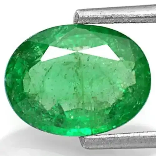 Zambia Emerald, 1.39 Carats, Dark Green Oval