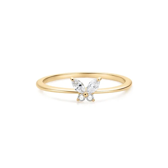 ZORINA | Marquise Lab Grown Diamond Butterfly Ring